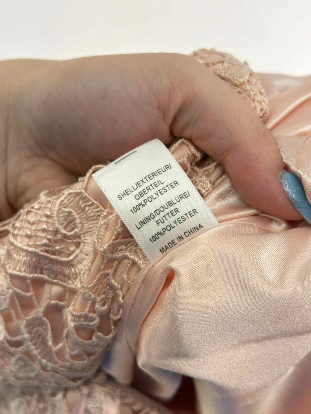 Size 8 AIDAN Pink Lace Dress