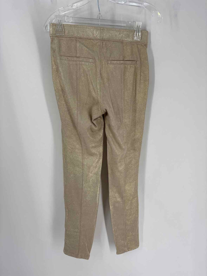 Size 26 FREE PEOPLE Gold Pants