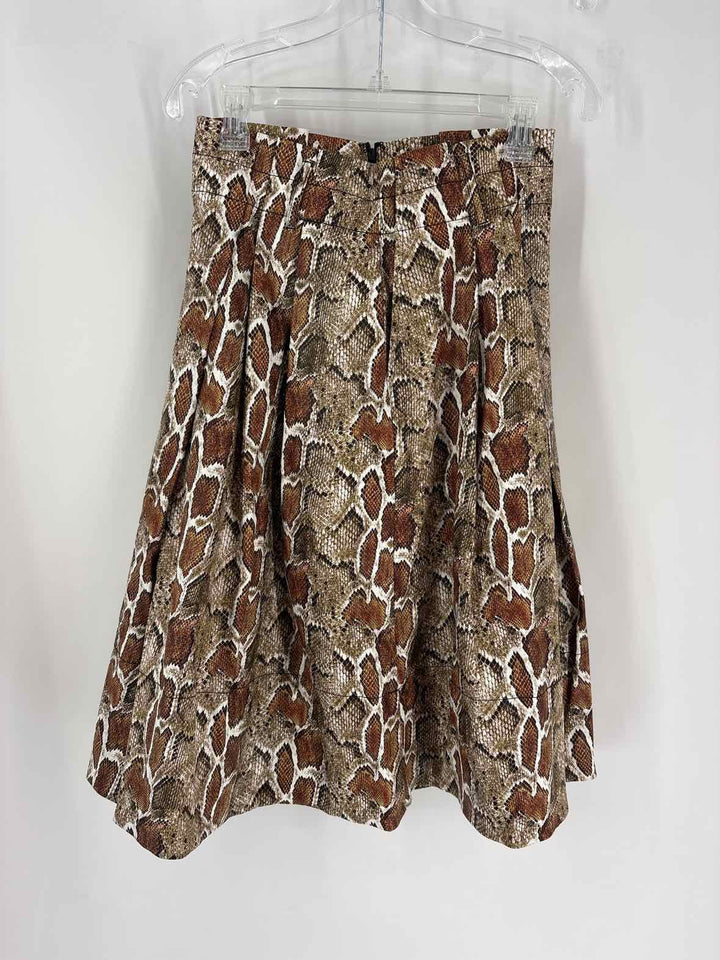 Size 2 PROENZA SCHOULER Brown Skirt