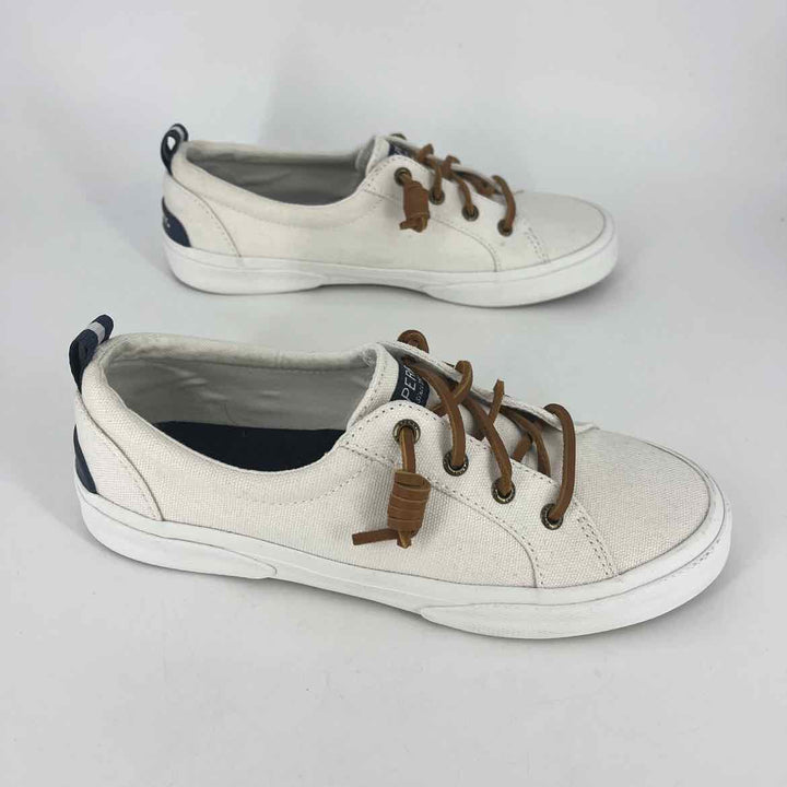 Shoe Size 6.5 Sperry White Canvas Sneakers