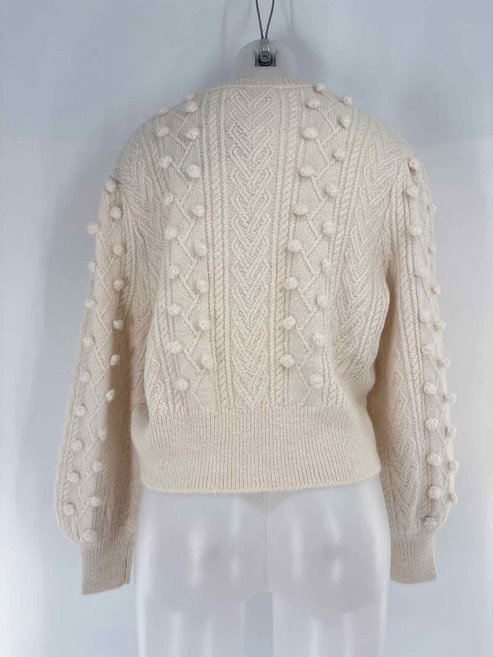 Size L Ivory Knit Sweater