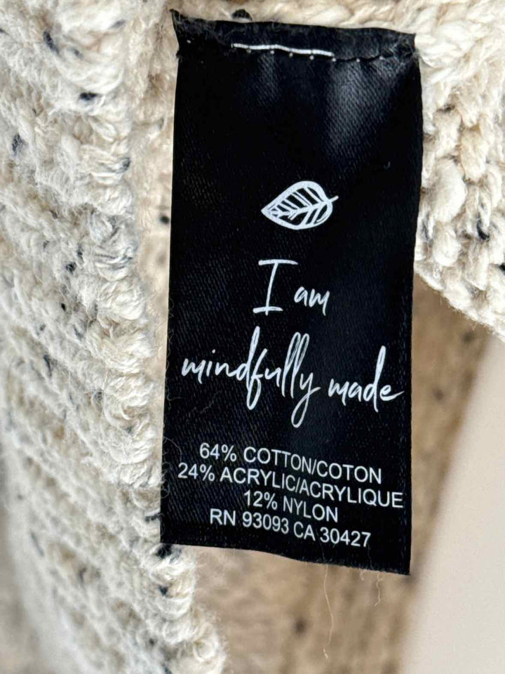 Size M NIC + ZOE Tan Cardigan
