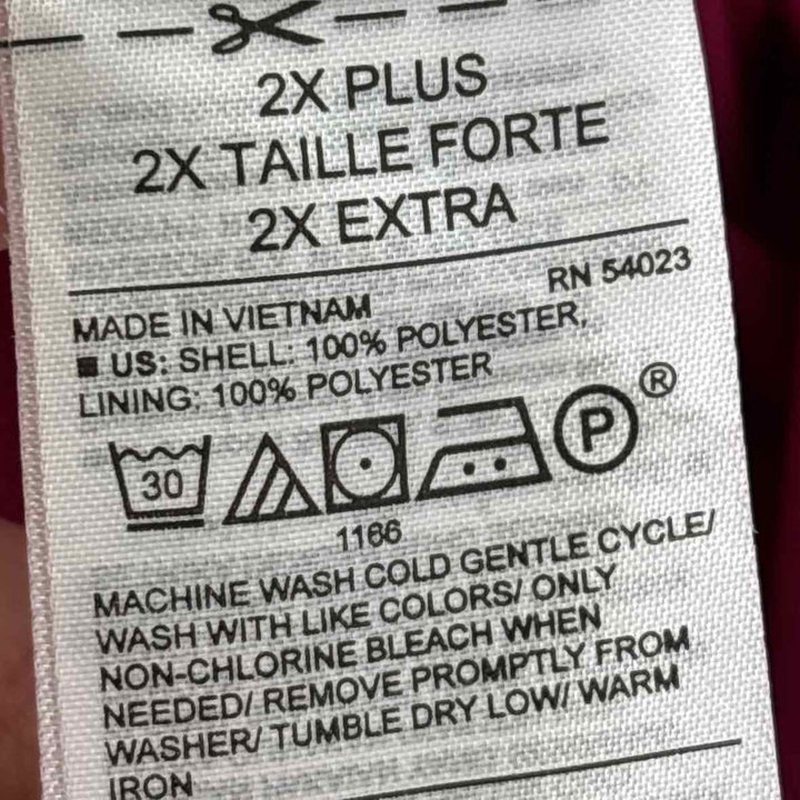 Size 2X Old Navy Burgundy Dress