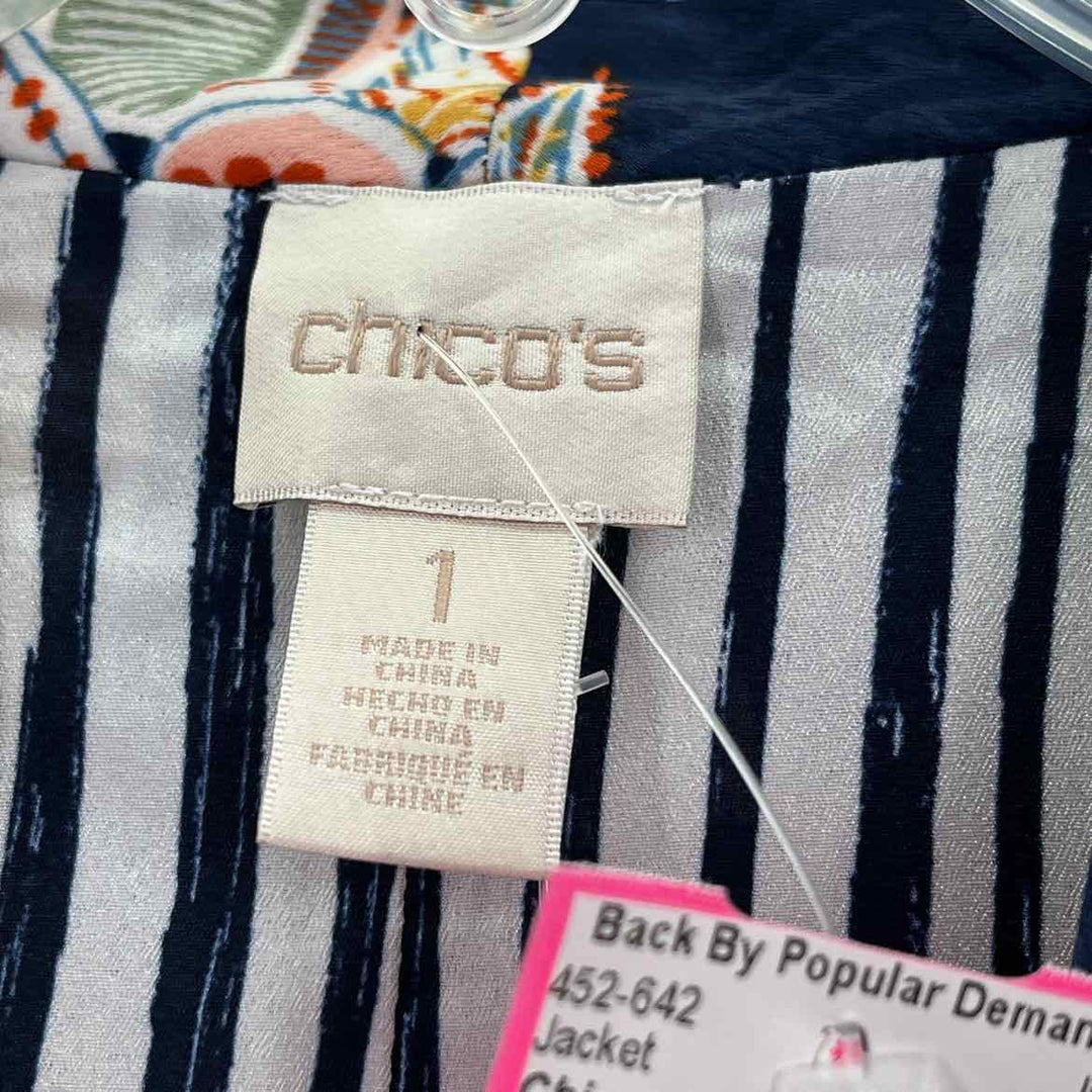 Size M Chico's Navy Jacket