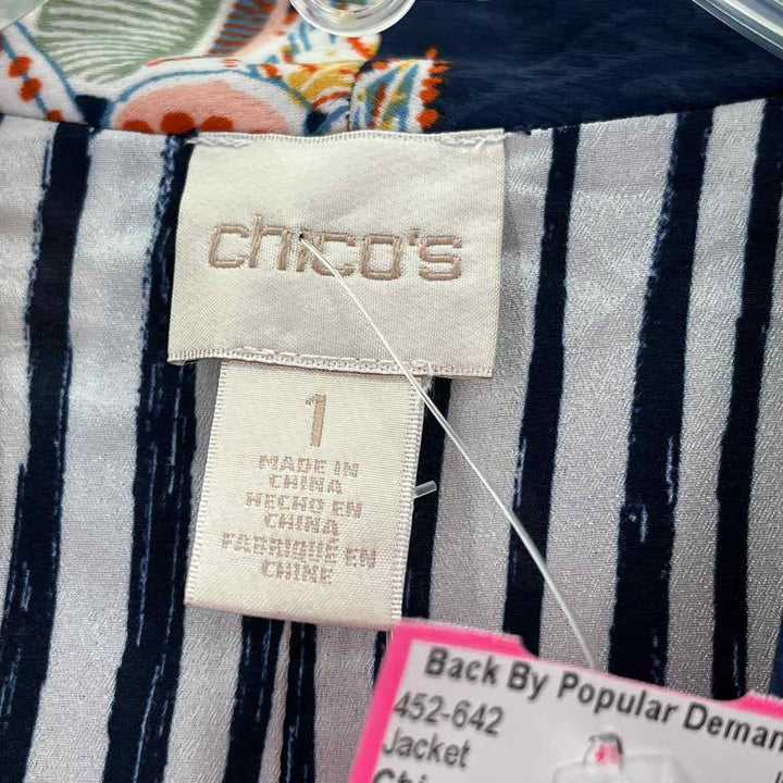 Size M Chico's Navy Jacket