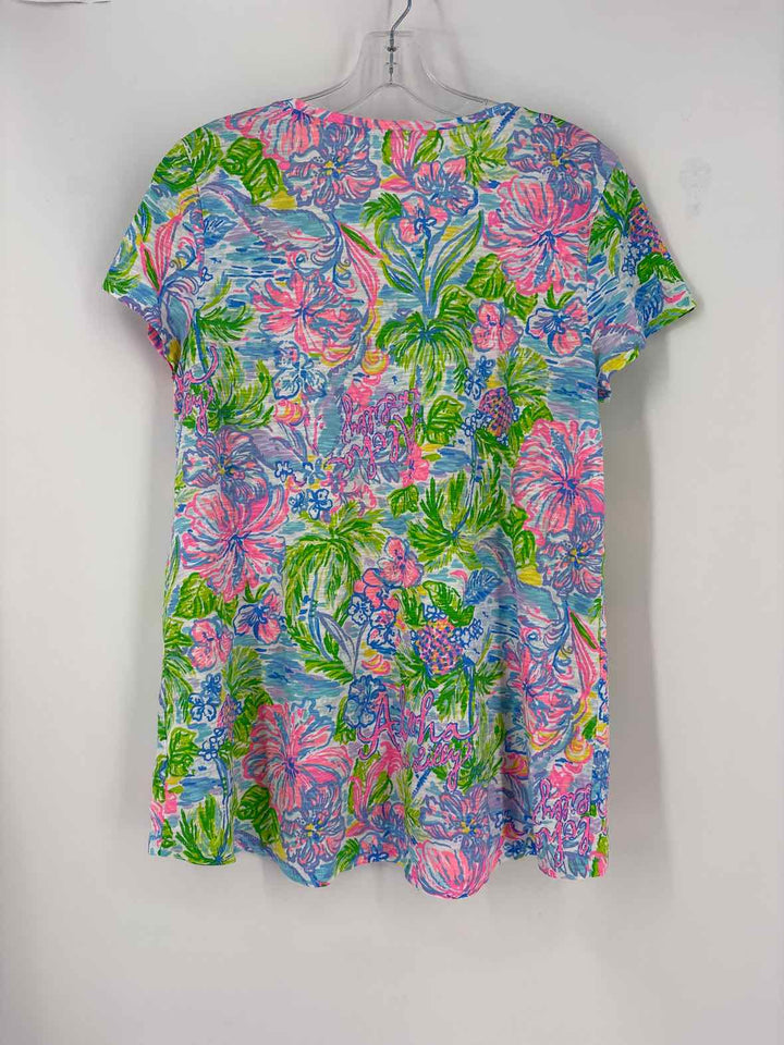 Size M Lilly Pulitzer Lime Green Shirt
