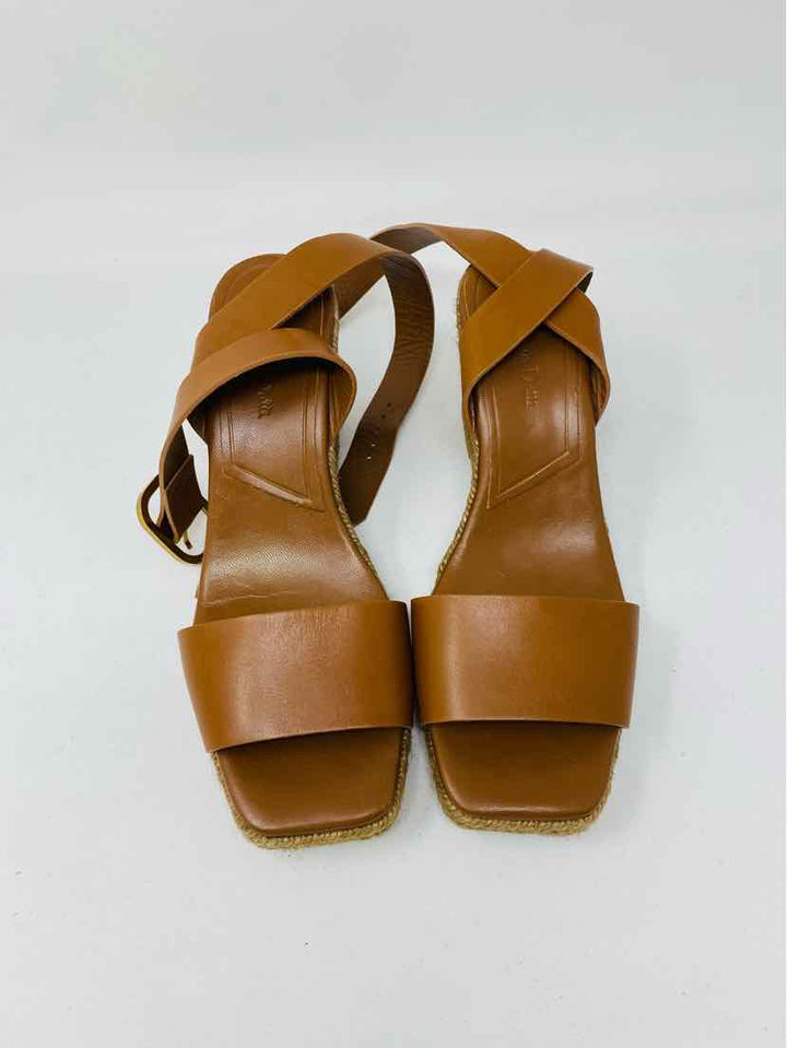 Shoe Size 38 MASSIMO DUTTI Brown Sandals