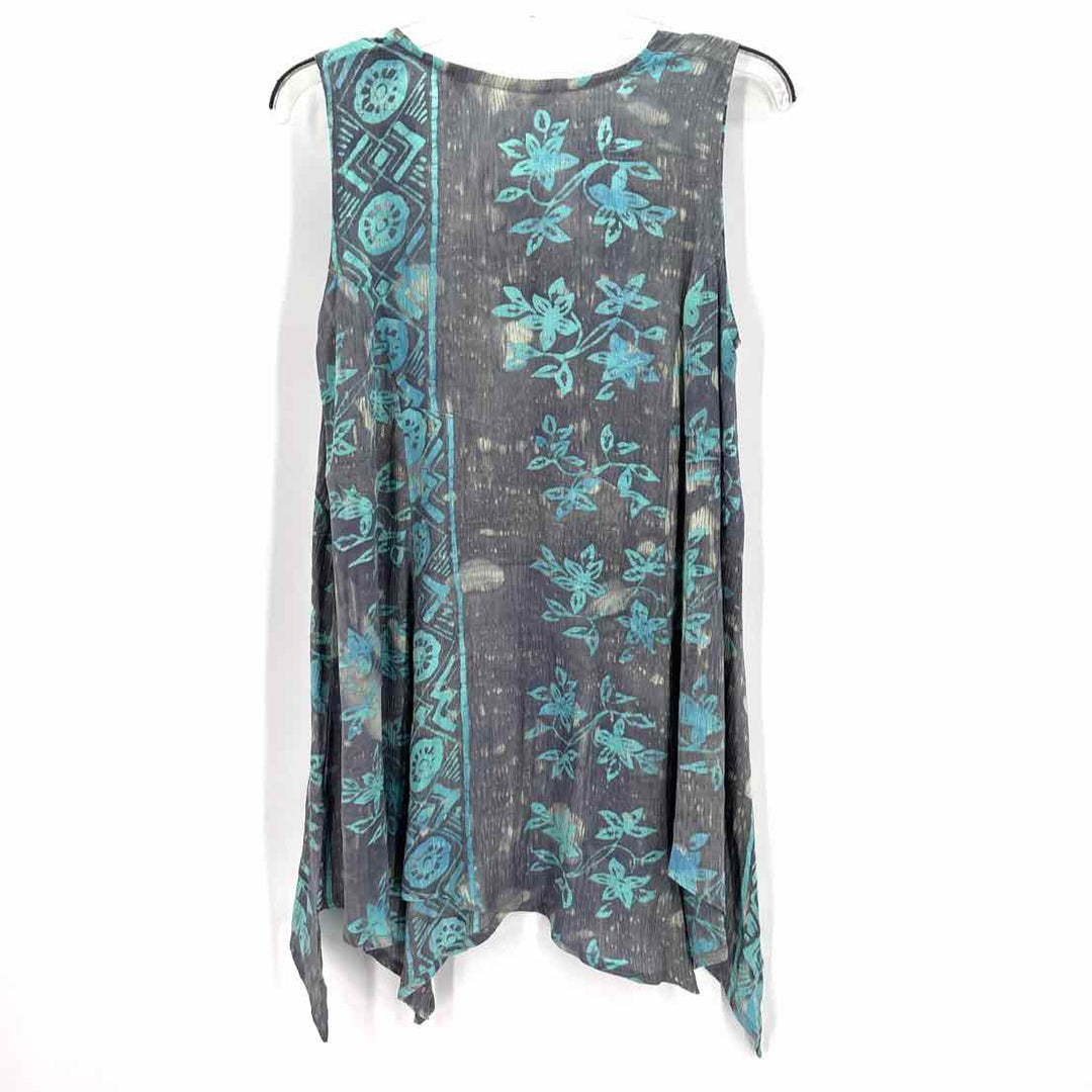 Size XS SOFT SURROUNDINGS Blue Print Dress