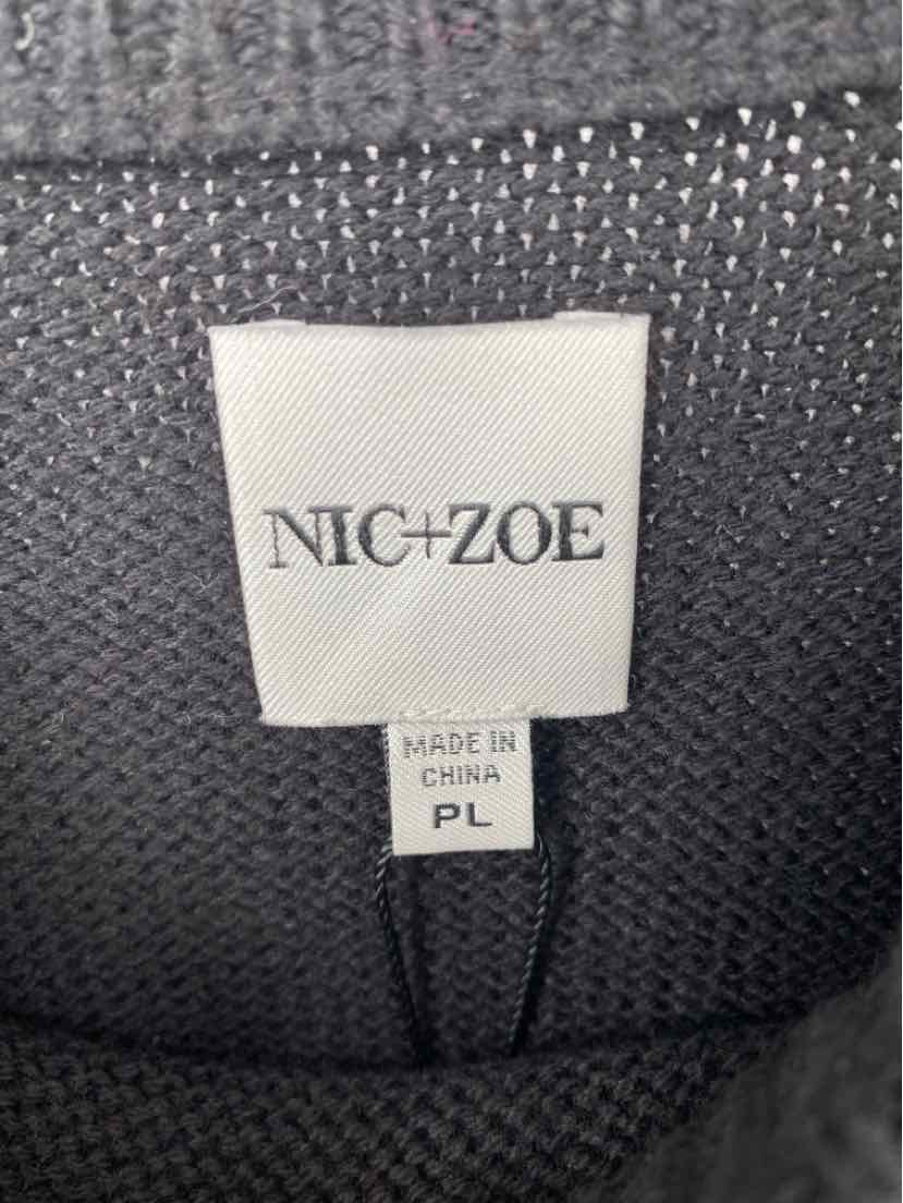 Size L NIC + ZOE Black Sweater
