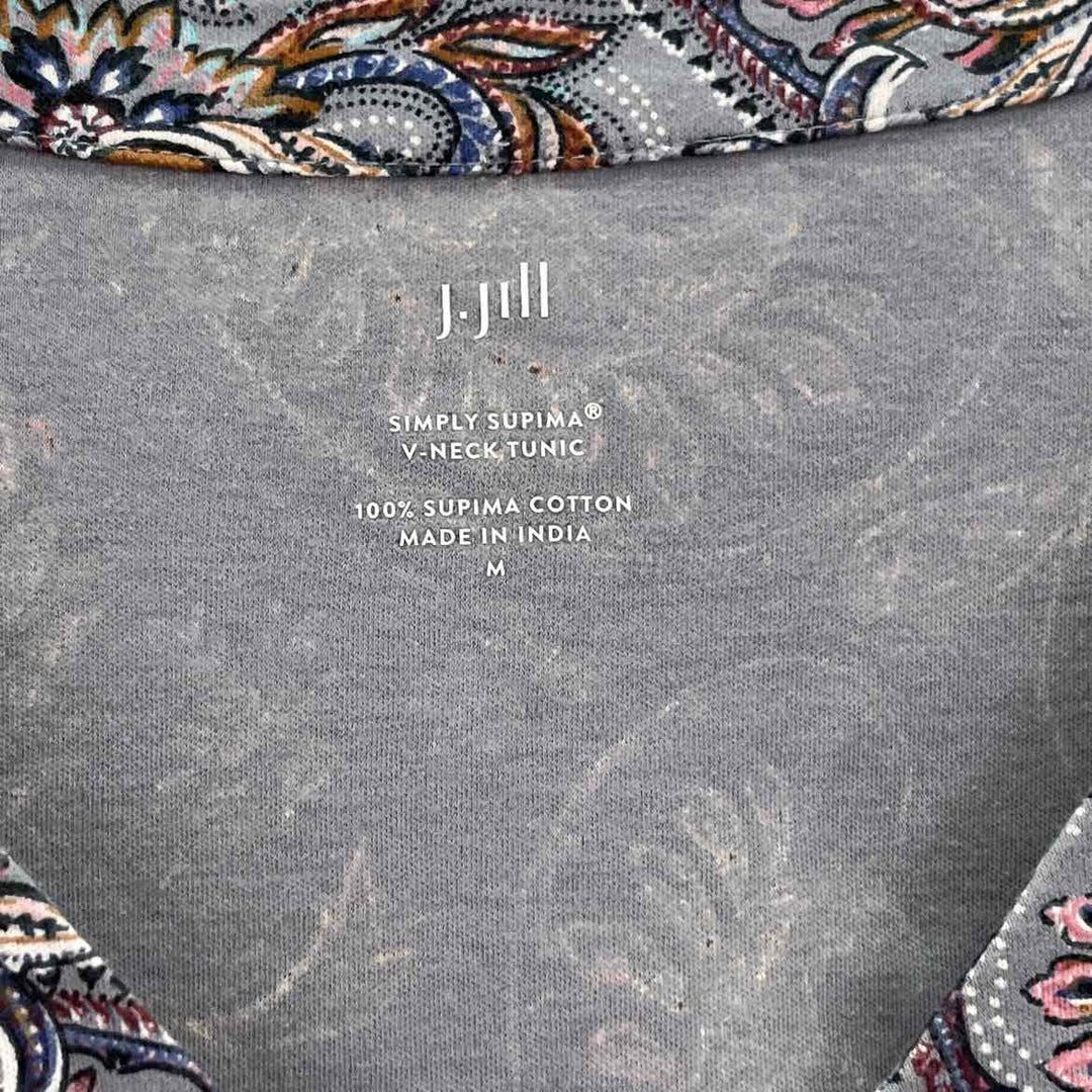 Size M J JILL Gray Shirt