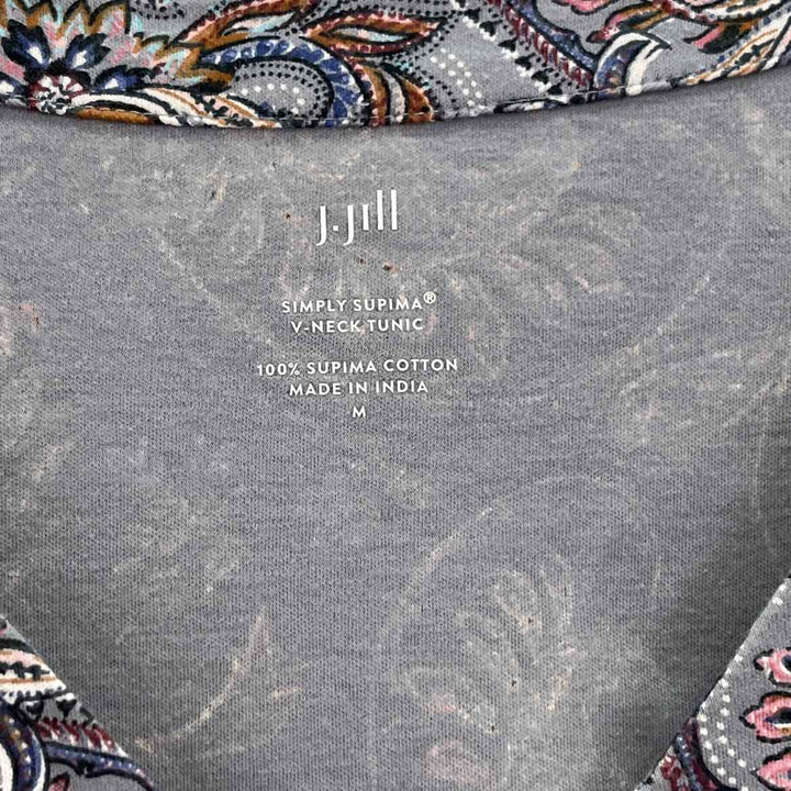 Size M J JILL Gray Shirt