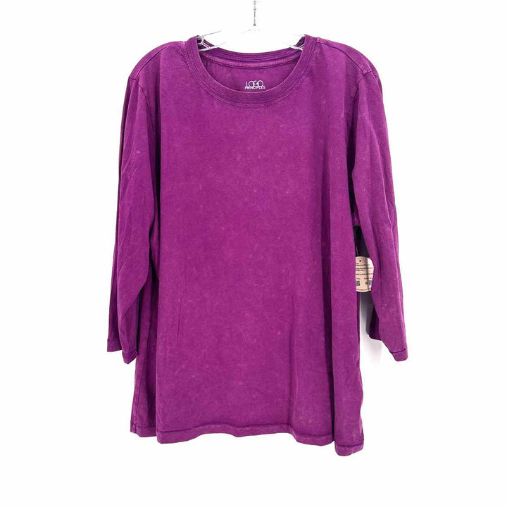 Size XL LOGO Purple Shirt