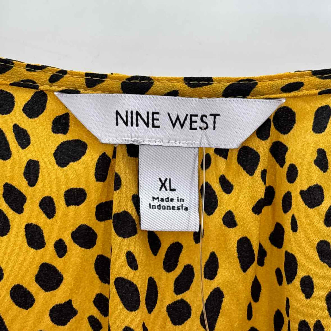 Size XL Nine West Yellow Shirt