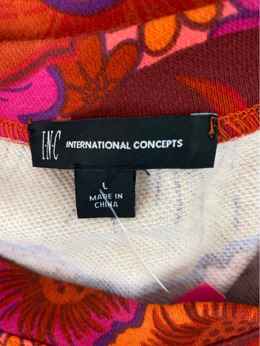 Size L INC Orange Shirt