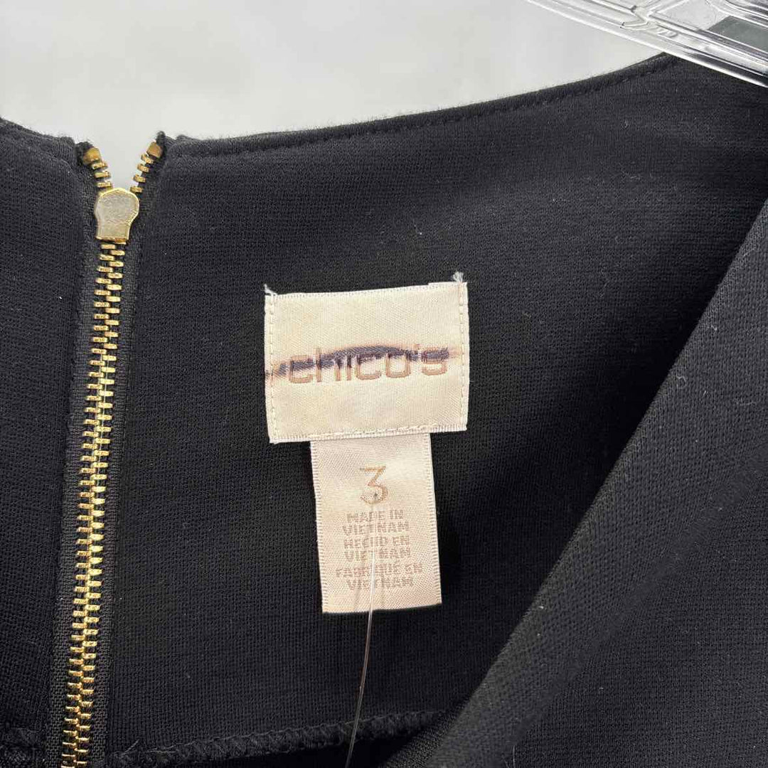 Size XL Chico's Black Knit Dress