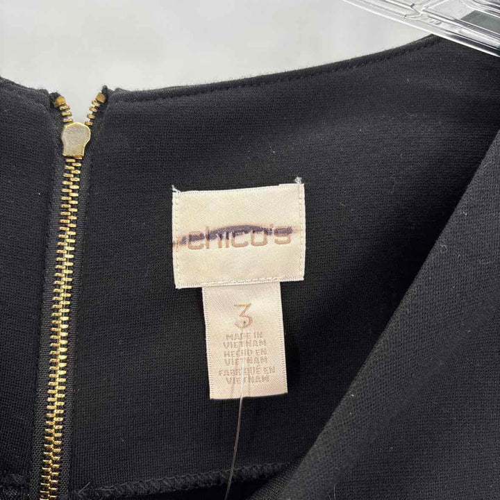 Size XL Chico's Black Knit Dress