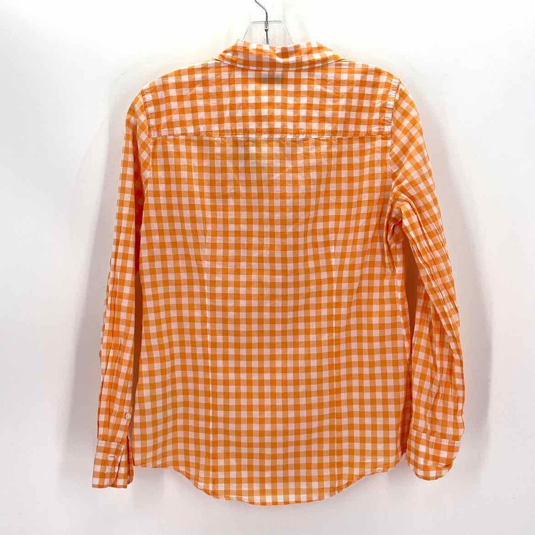 Size S J Crew ORANGE PRINT Shirt