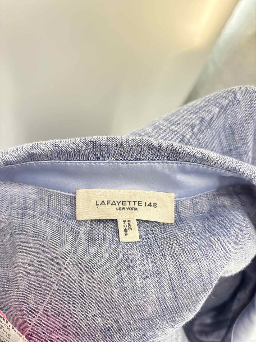 Size XL LAFAYETTE Blue Linen Dress
