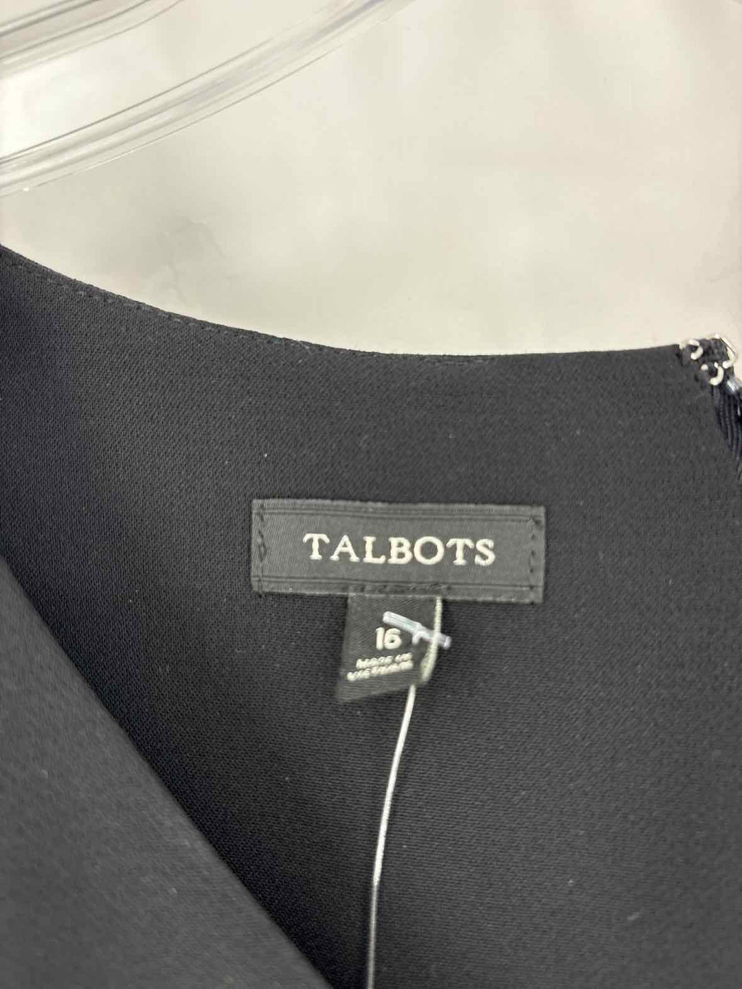 Size 16 Talbots Black Dress