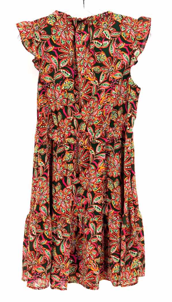 Size 4 J Crew Multi-Color Dress
