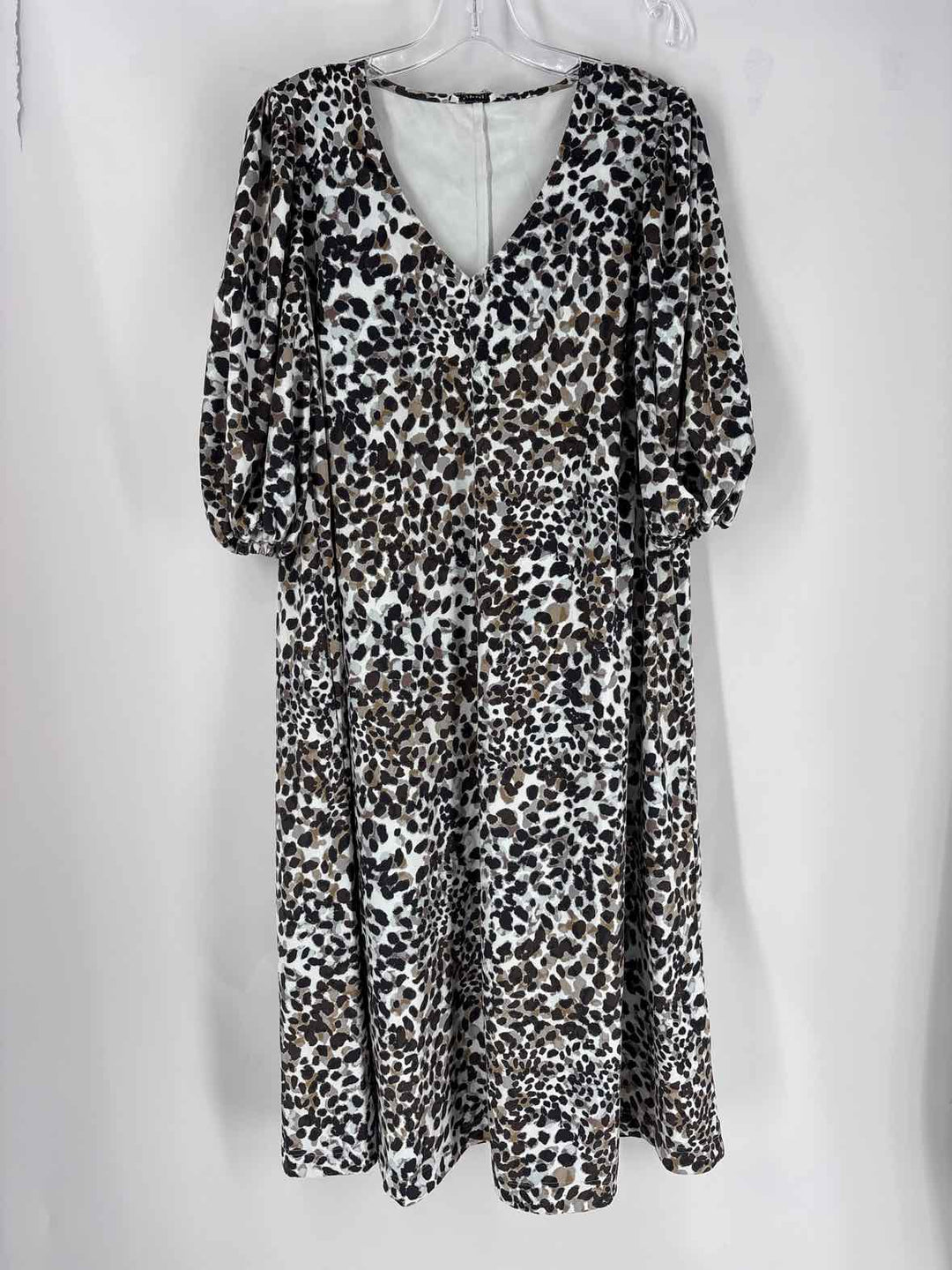 Size M TYLER BOE Black Print Dress
