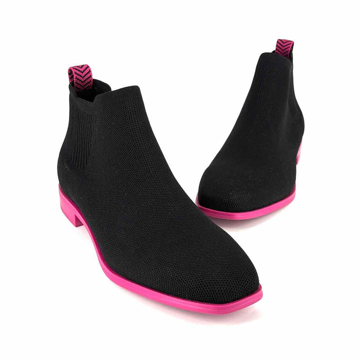 Shoe Size 41 VIVAIA Black Knit Boots