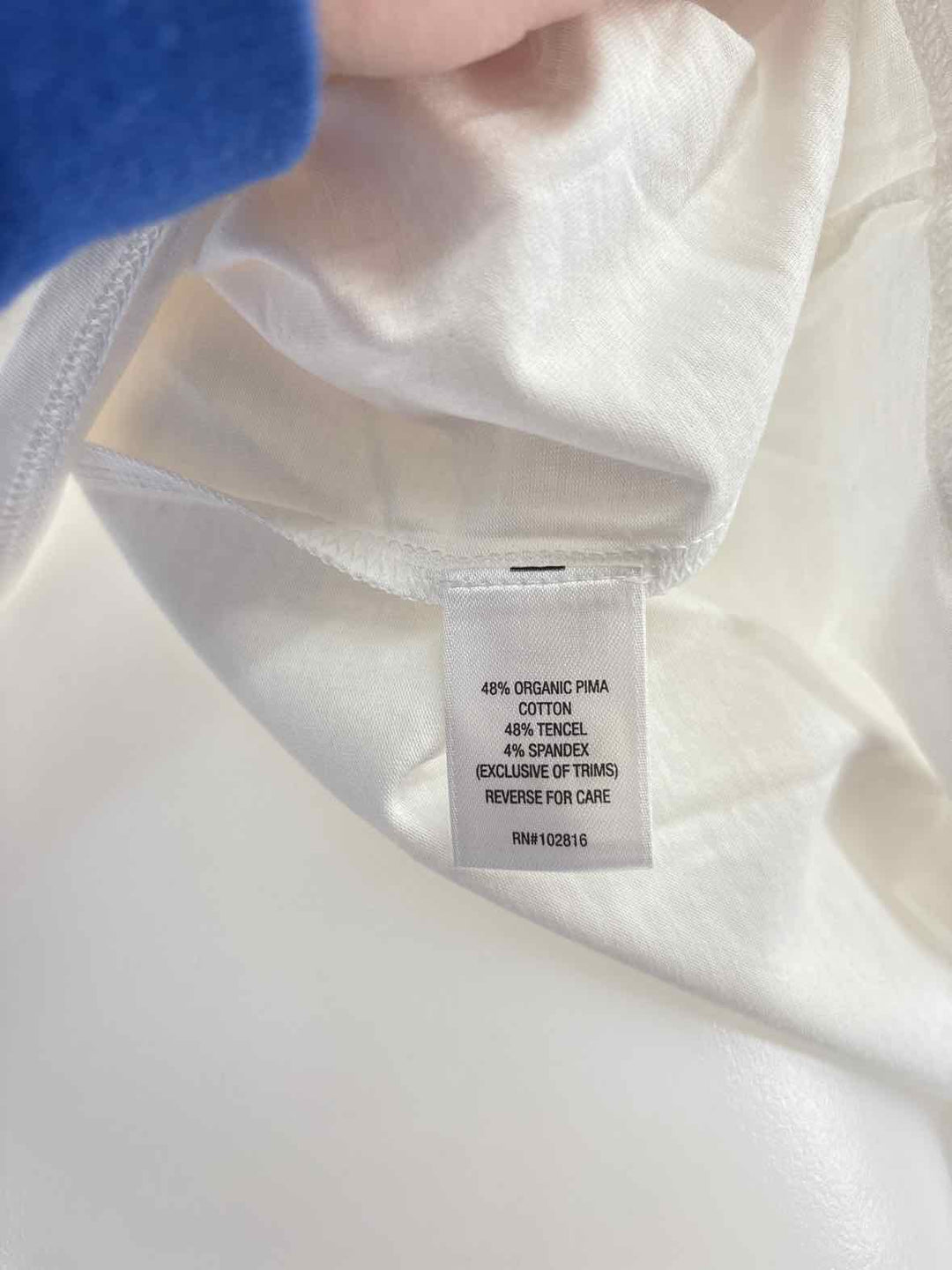 Size M GARNET HILL White Cotton Shirt