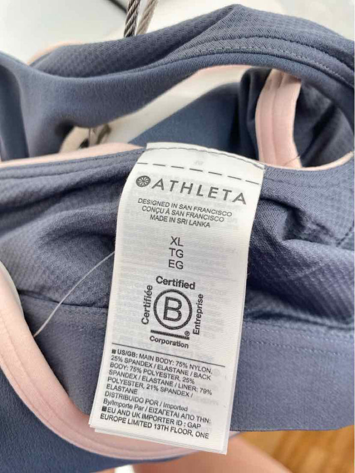 Size XL Athleta Gray Bra