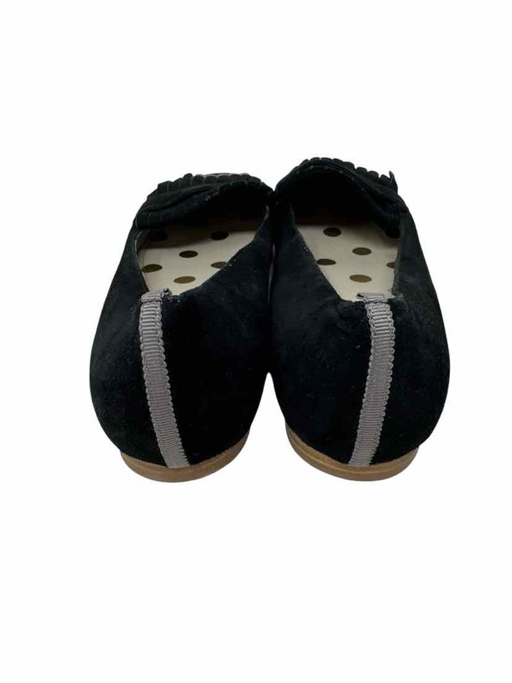 Shoe Size 9.5 Boden Black Suede Flats