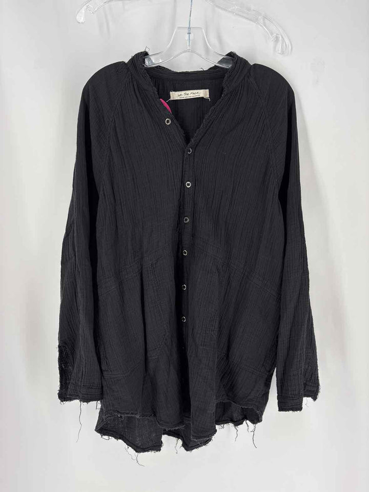 Size M WE THE FREE Black Cotton Shirt
