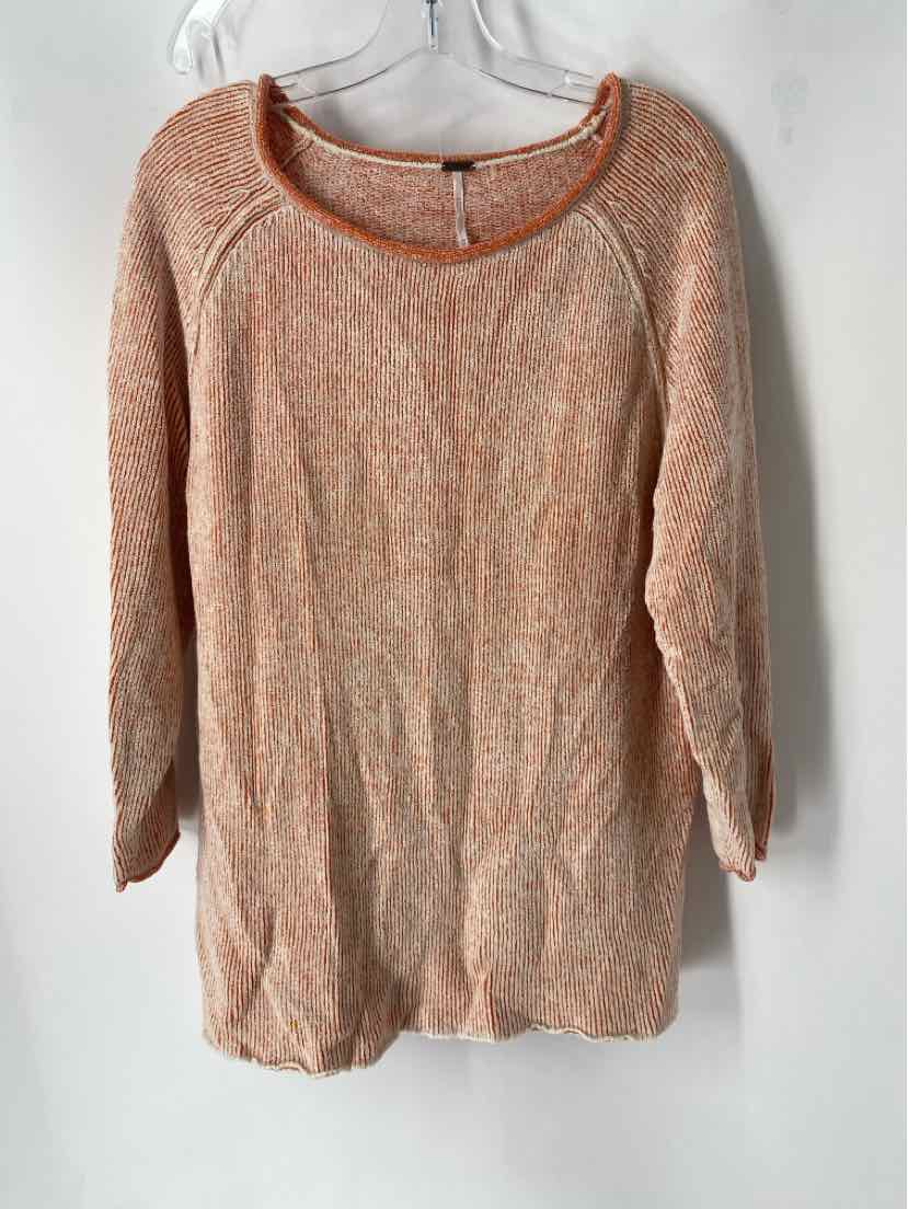Size XS FREE PEOPLE Orange Sweater