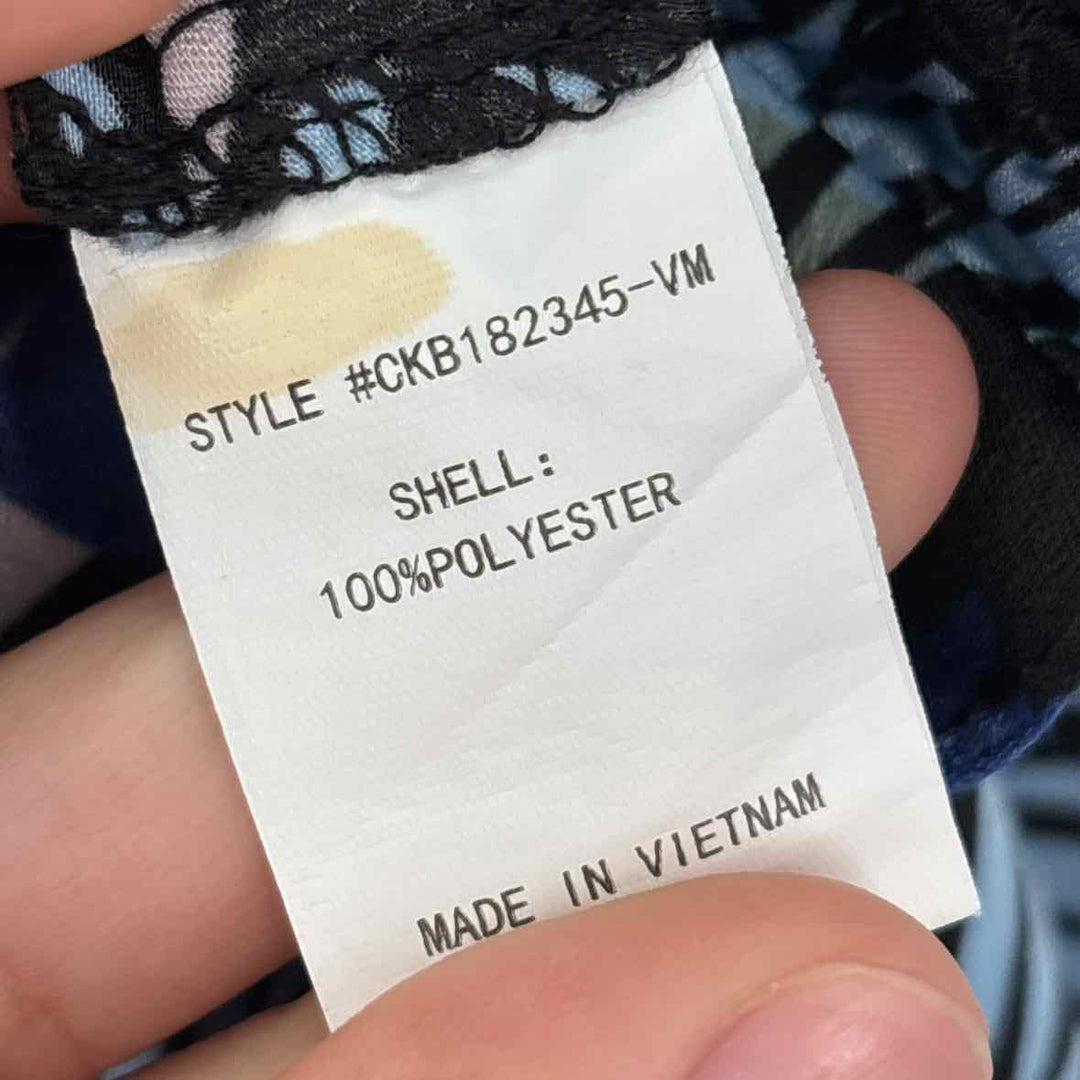 Size XL Blue Print Pants