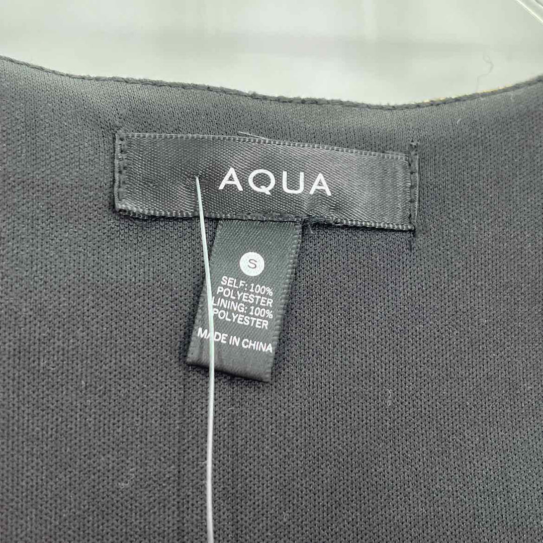 Size S AQUA Black Dress
