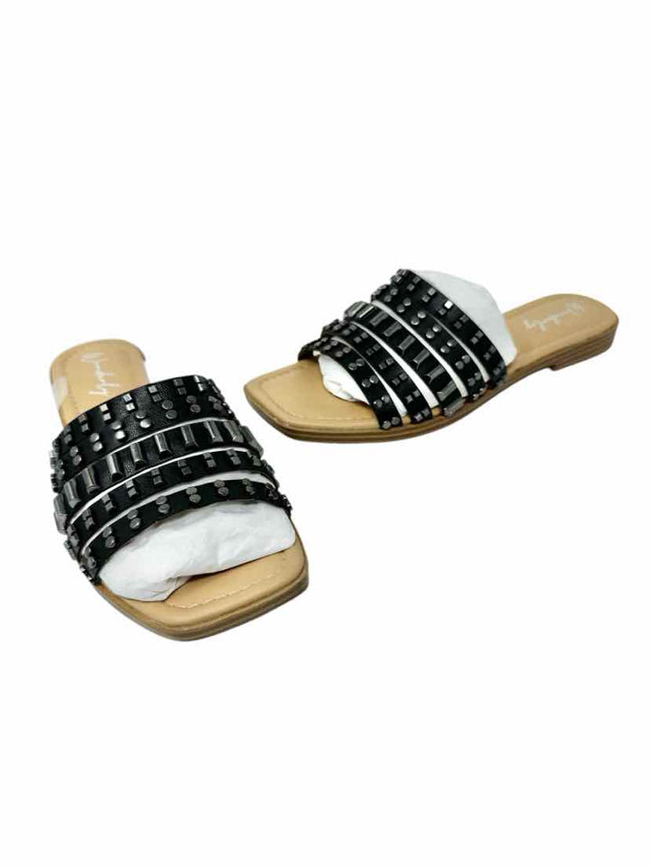 Shoe Size 7.5 WONDERLY Black Sandals