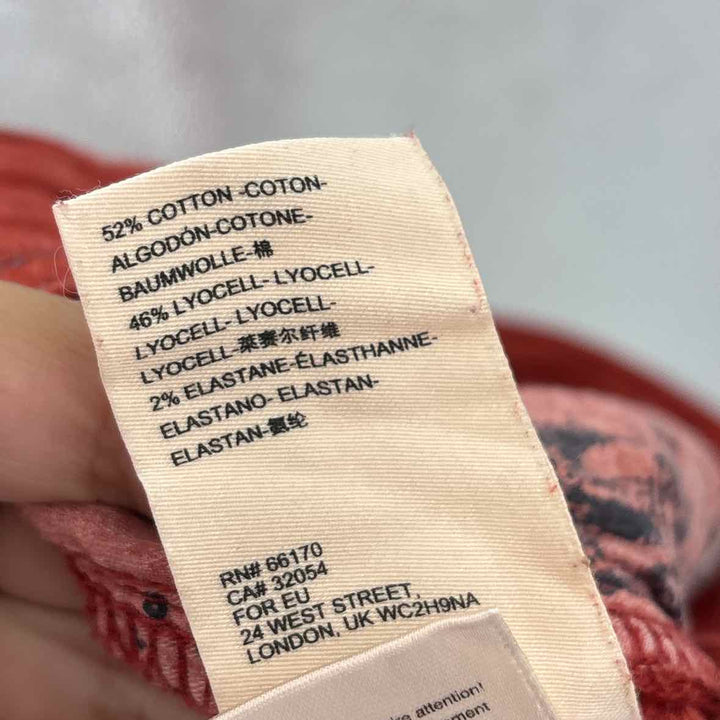 Size 27 Pilcro & the Letterpress Rust Pants