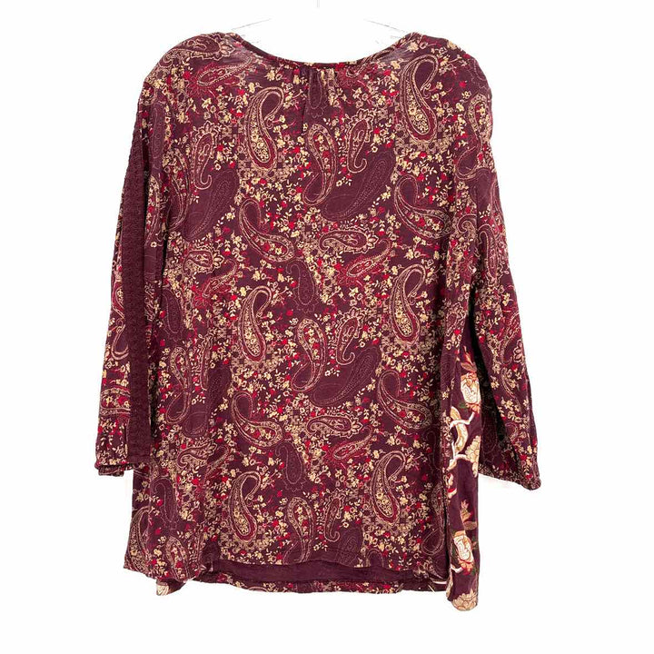 Size L Burgundy Shirt