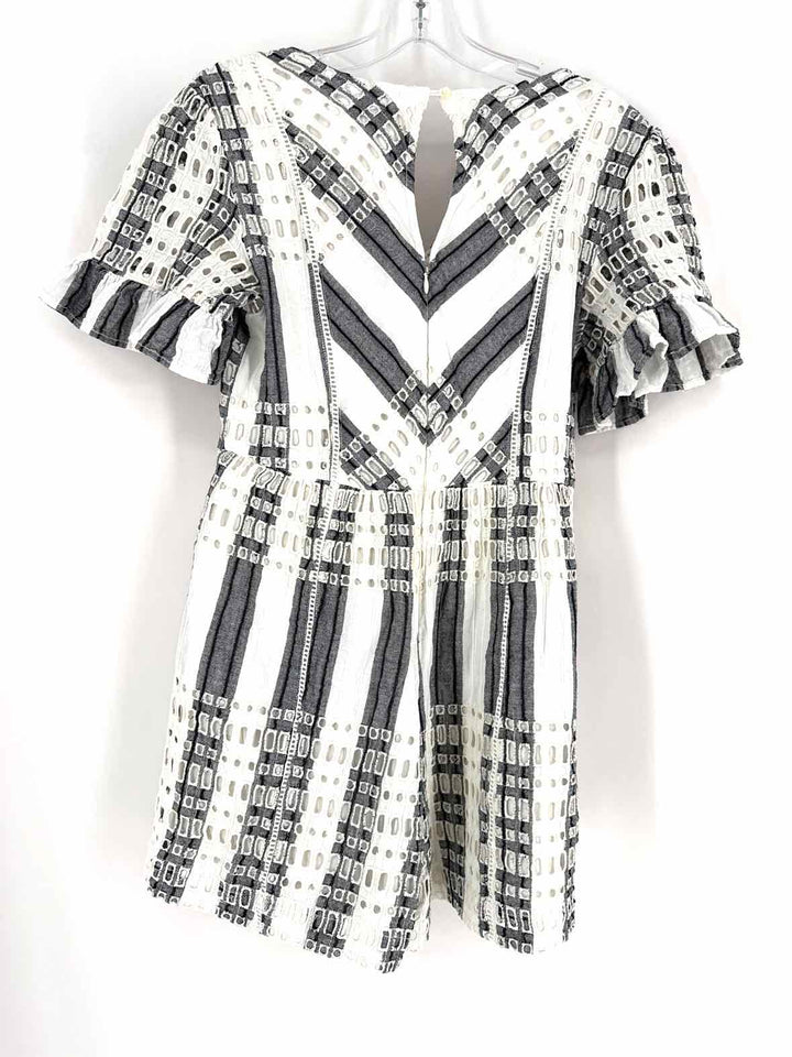 Size 4 Black/White Dress