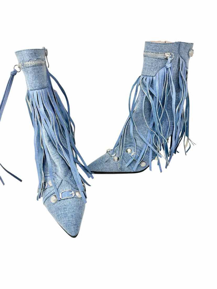 Shoe Size 7.5 AZALEA WANG Denim Boots
