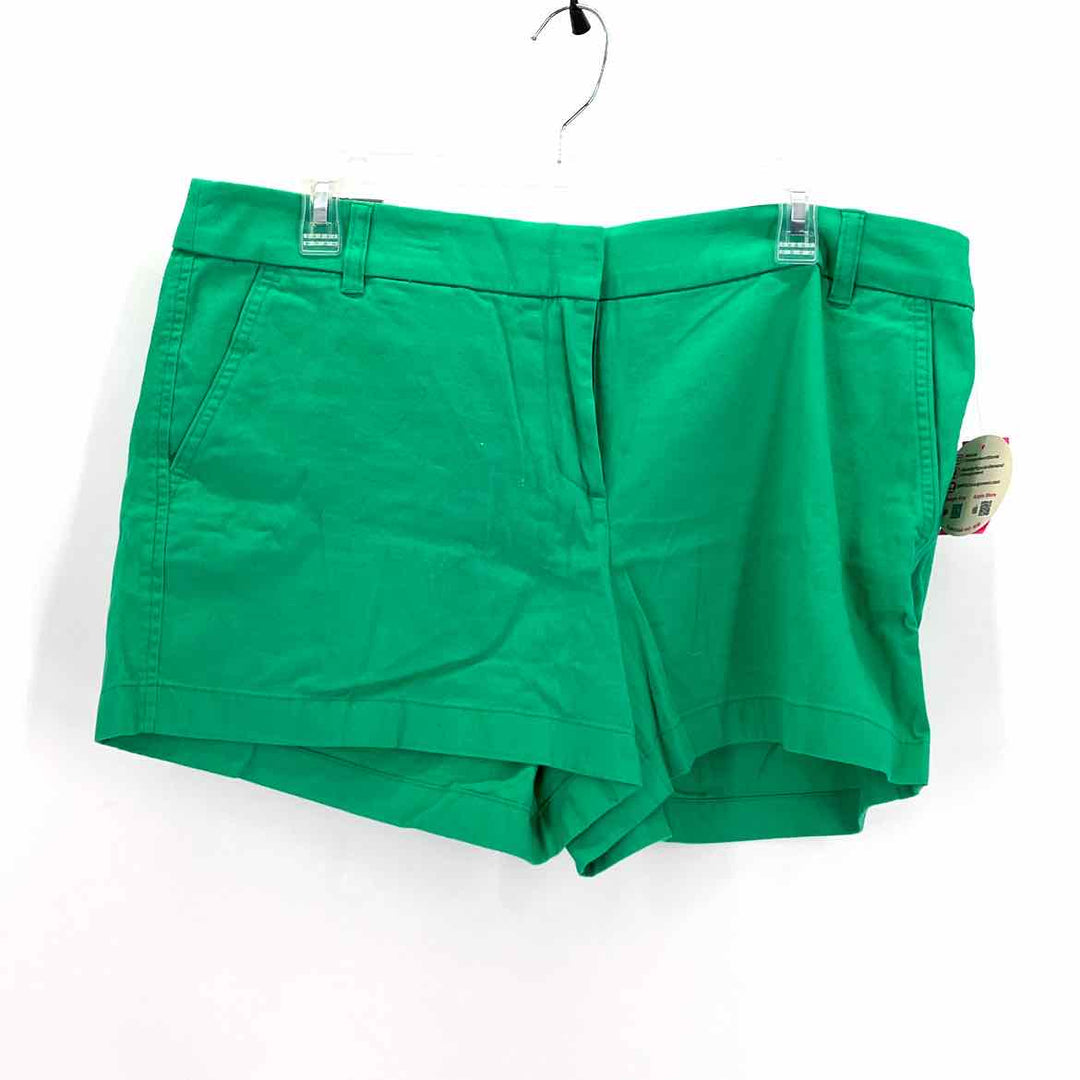 Size 14 J Crew Green Twill Shorts