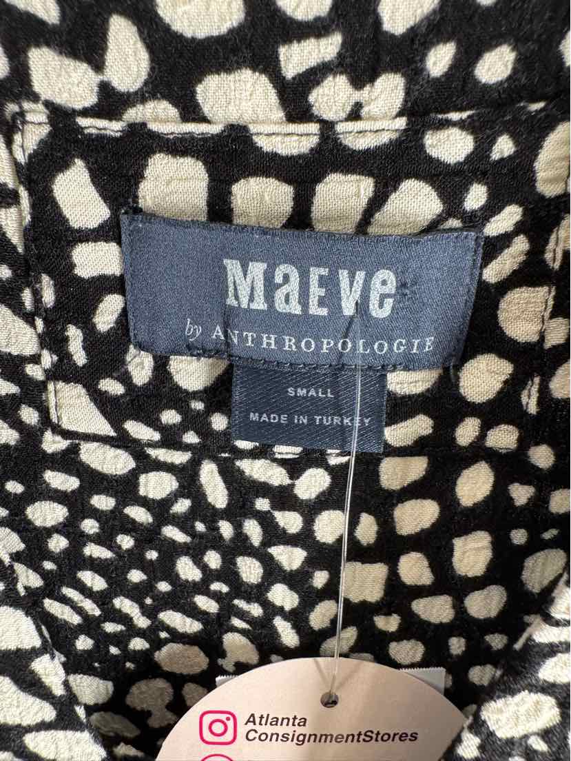 Size S MAEVE Black/White Dress