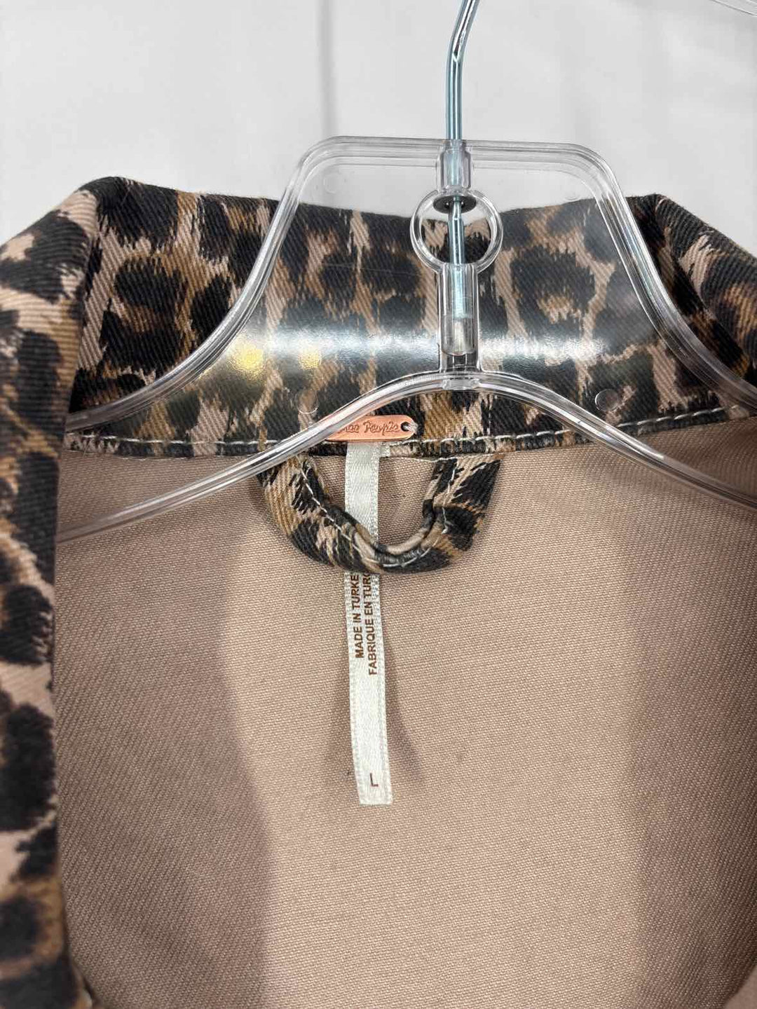 Size L FREE PEOPLE Tan Jacket