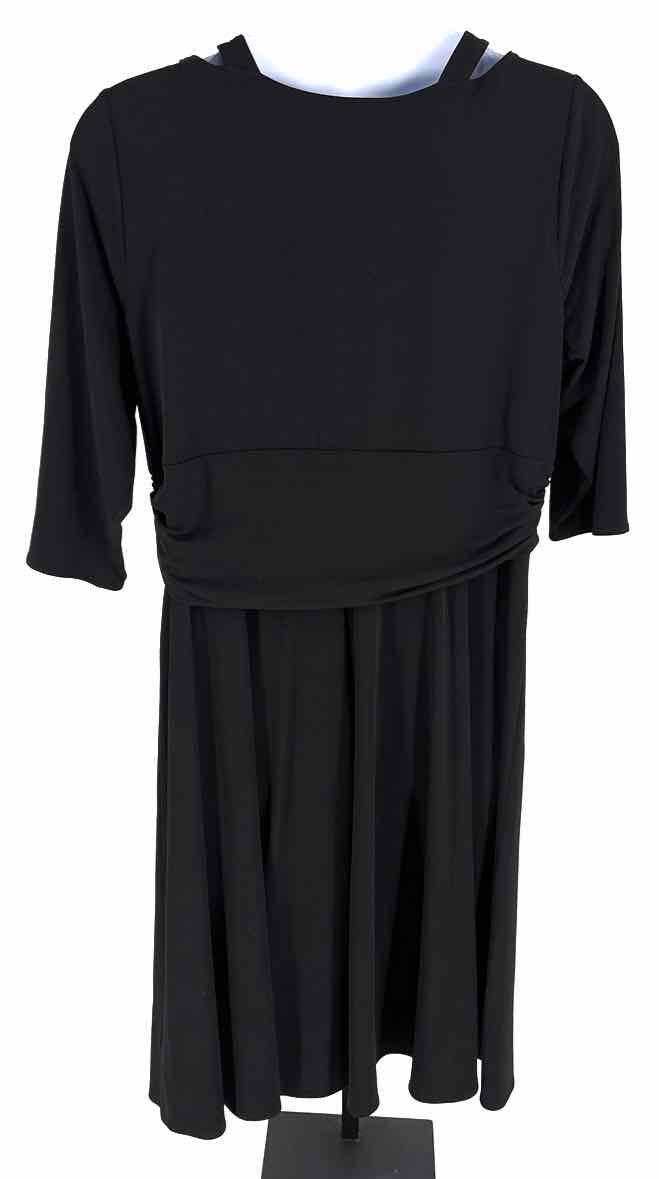 Size 22/24 LANE BRYANT Black Knit Dress