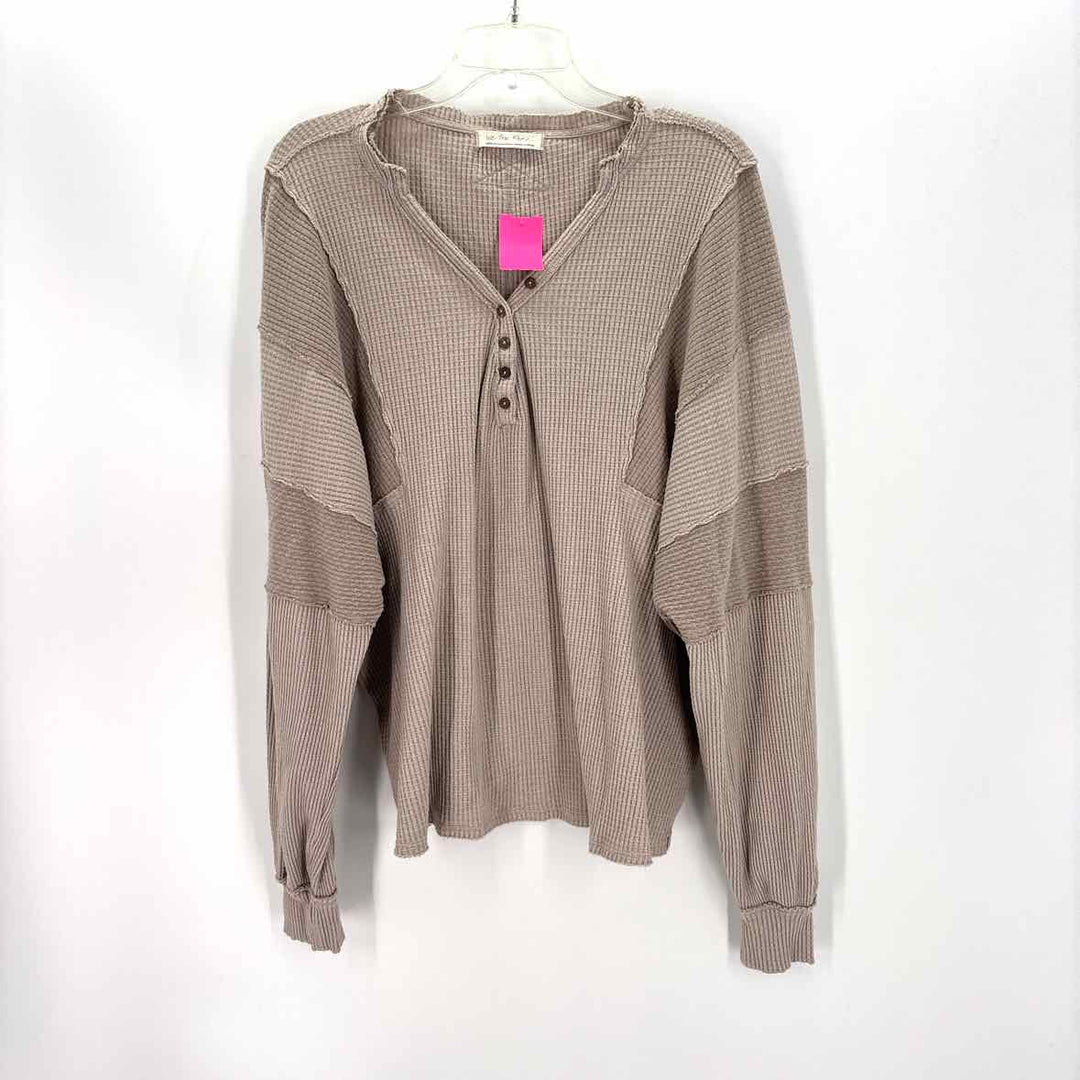 Size M WE THE FREE Brown Shirt