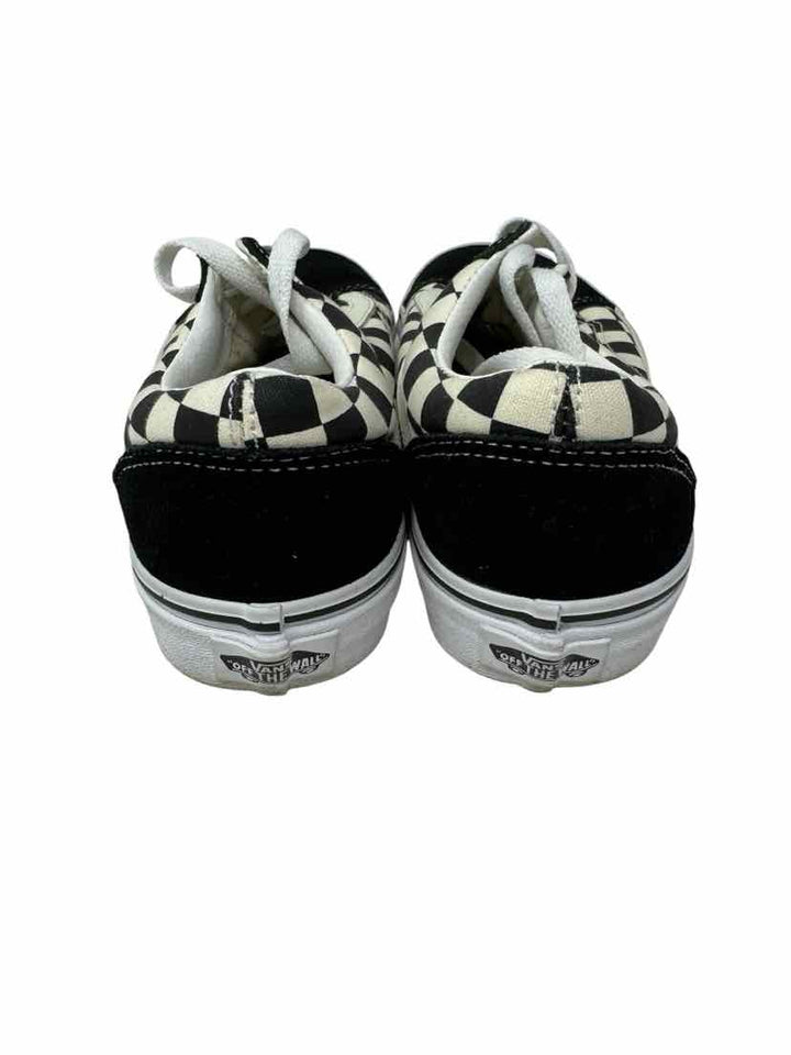 Shoe Size 7 Vans Black/White Sneakers