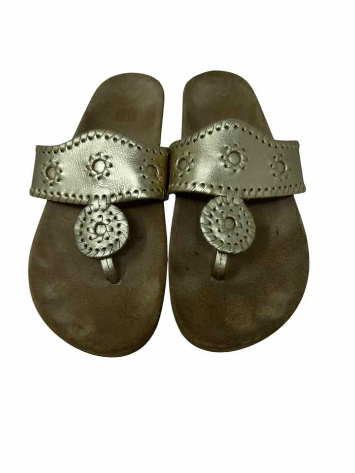 Shoe Size 10 Jack Rogers Gold Sandals