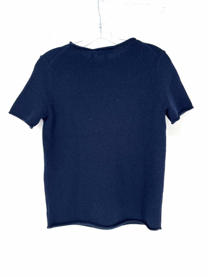 Size S THEORY Navy Cashmere Sweater