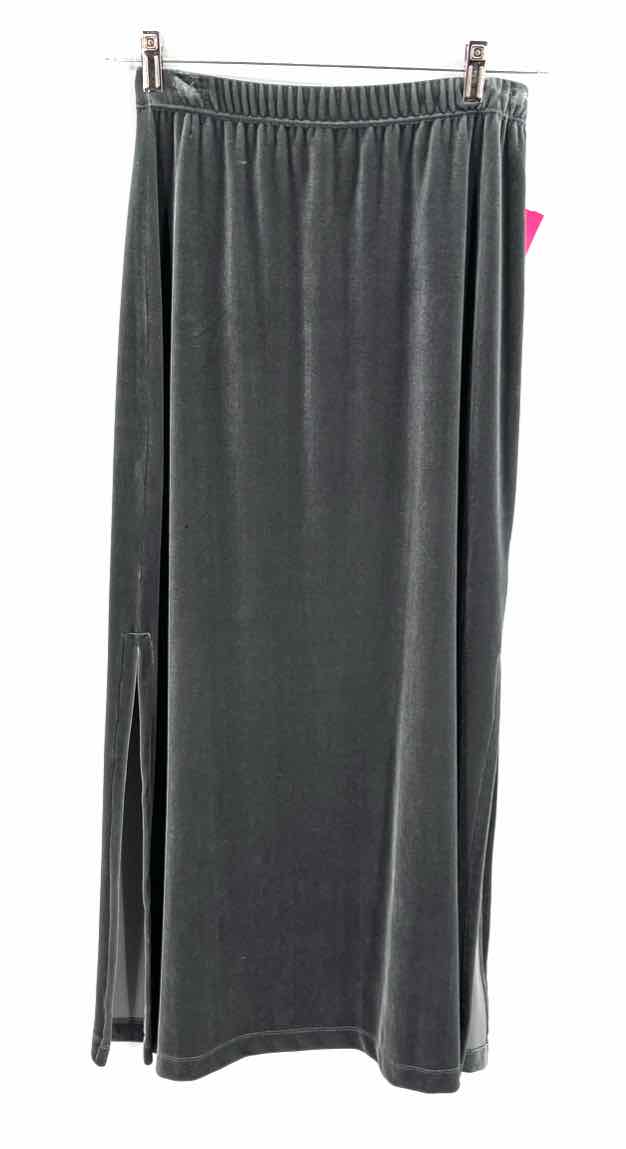 Size M KAREN KANE Gray Velour Skirt