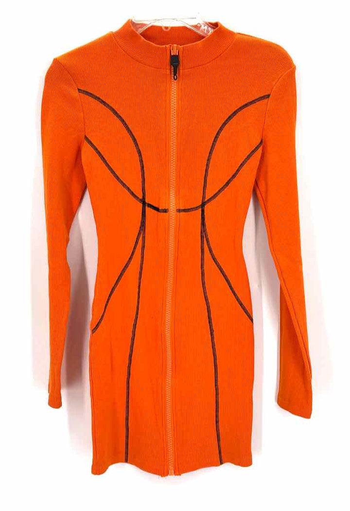 Size L Orange Dress