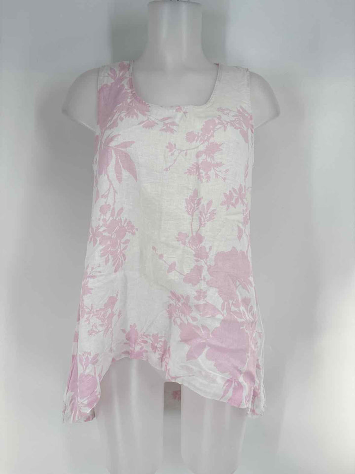 Size S SAKS FIFTH AVENUE PINK PRINT Shirt