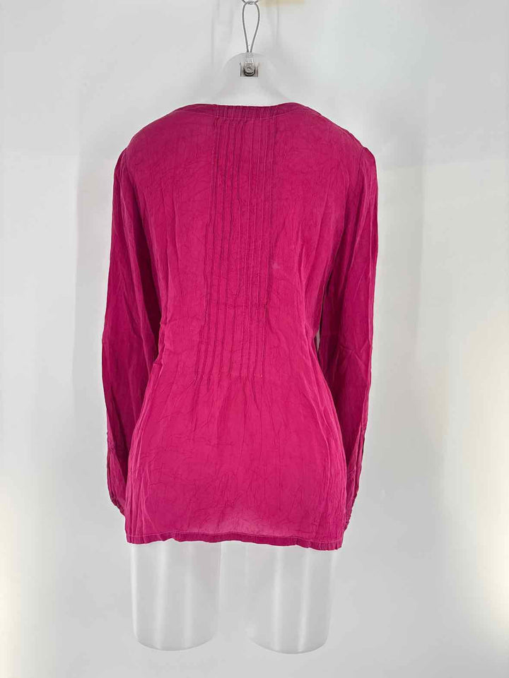 Size L Johnny Was Magenta Shirt